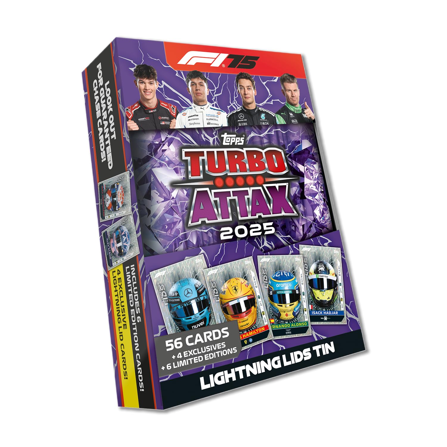 Amazon.com: Topps Turbo Attax Formula 1 2025 - Random Mega Tin